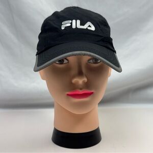Fila Women’s Running Hat - Black - Adjustable Velcro-Style Strap